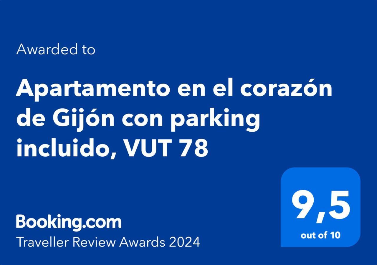 Apartamento En El Corazon De Gijon Con Parking Incluido, Vut 78 Eksteriør bilde